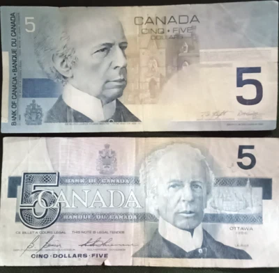 CANADA 5 Dollars OTTAWA 1986 - Image 1 of 2