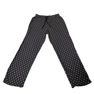 Pantalones de pijama Victoria's Secret rosa medio lunares cordón salón dormir Foto 1 de 4