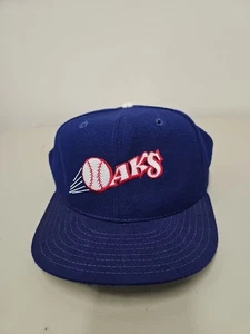 Vintage OAKLAND OAKS Minor League Baseball New Era Pro Model Hat Cap 7 1/2 - Picture 1 of 13