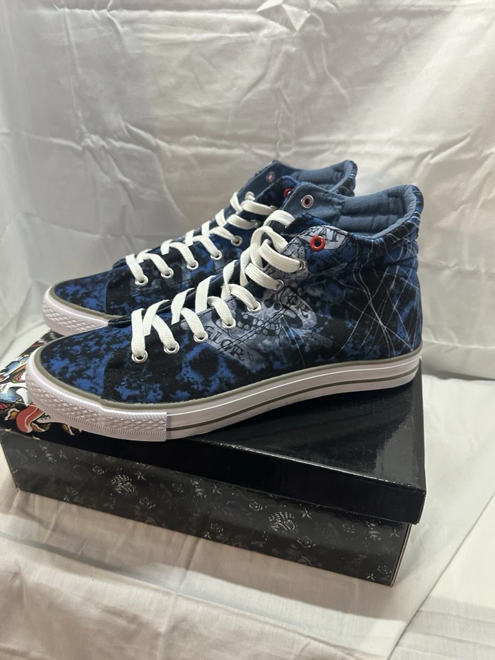 Ed Harvey blue shoes size 9 - Image 1 of 4