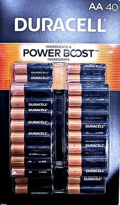 Duracell Power Boost 碱性 Double A Batteries 40 Count — 第 1/3 张图片