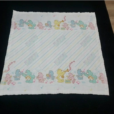 Manta bebé Care Bears vintage años 80 40" X 42" Foto 1 de 4