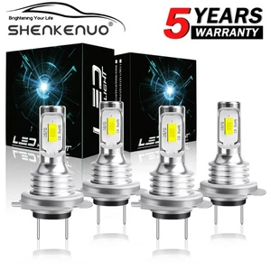 H7 H7 LED Headlight KIT Combo Bulbs High Low Beam Super Bright White 10000K - Bild 1 von 11