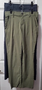 2 Weatherproof Vintage Hiking Pants Mens 32 X 32 Blue Green Nylon Regular Fit - Picture 1 of 23
