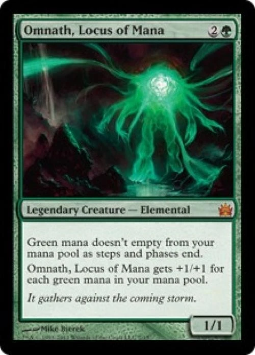 MTG English Omnath, Locus of Mana NM Foil From the Vault: Legends - Image 1 of 1