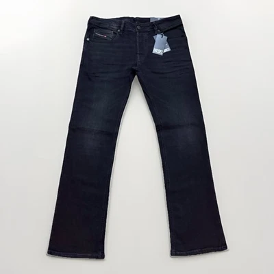 Pantalones de mezclilla Diesel Zatiny Bootcut para hombre talla 32x32 negros RB064 Foto 1 de 4