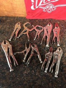 Juego de 10 alicates de bloqueo con agarre de tornillo MAC Tools (MIRA) - Imagen 1 de 6