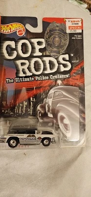 Hot Wheels 1999 Cop Rods Series base de metal, nômade com pneus RR - Imagem 1 de 4