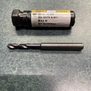 New GUHRING Screw Machine Length Drill 4.30 mm - Picture 1 of 6