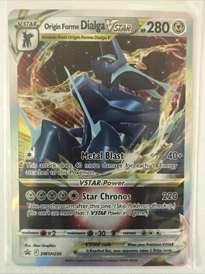 Origin Forme Dialga VSTAR SWSH256 Sword & Shield Promo Card NM Holo - Image 1 of 2