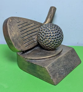 PDU Golf Resin Trophy Award Desk Paperweight Shelf Decor Ball/Club Rare Find - Picture 1 of 7