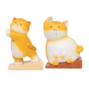 Door Stopper Wedge Floor Decorative Cat Door Stop Anti-collision Anti Slip Door - Picture 1 of 15