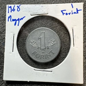 1968 Hungary 1 Forint Coin BP Mint Magyar Napköztársaság People’s Republic Era - Picture 1 of 4