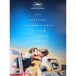71e FESTIVAL DE CANNES 2018 Affiche Officielle originale - 40x55 cm - Belmondo, - Photo 1/1