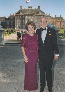 **ORIGINAL POSTCARD-2022**PRINZESSIN MARGRIET-PROF. PIETER VAN VOLLENHOVEN-ADEL - Bild 1 von 2