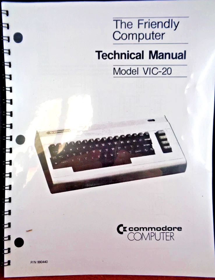COMMODORE VC-20/VIC-20 -- TECHNICAL MANUAL MODEL VIC-20 (COMMODORE -MANUAL) #1EN - Bild 1 von 4