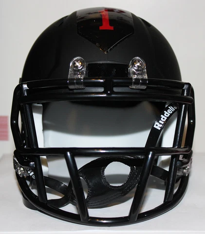 2018 Army Black Knights Big Red One Custom Riddell Mini Helmet vs Navy Cover