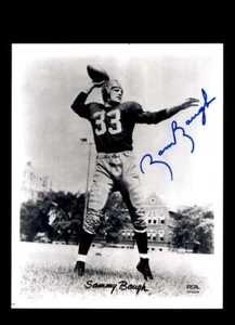 Sammy Baugh PSA DNA Signed 8x10 Photo Autograph - Picture 1 of 2