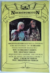 NECRONOMICON #3 1993 magazine FANGORIA TEXAS CHAINSAW SCHRAMM DEEP RED ARGENTO - Picture 1 of 6