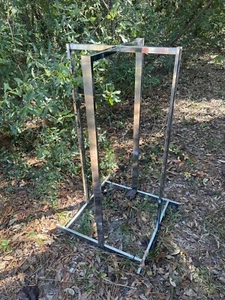 Department store commercial chrome 4 arm clothing display rack stand - Picture 1 of 3