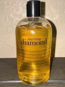 Philosophy DAZZLING DIAMOND Shampoo, Shower Gel, & Bubble Bath 16 oz 3 IN 1 RARE - Picture 1 of 2