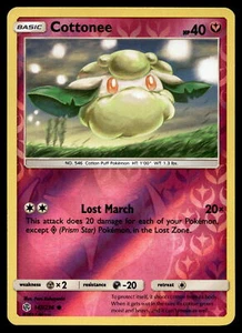 Pokemon SM - Cosmic Eclipse 147/236 Cottonee Reverse Holo - Picture 1 of 2