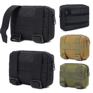 Tactical Molle Pouch Small EDC Utility Pouch Tool Bag Multi-Purpose Waist Pack - Picture 1 of 22