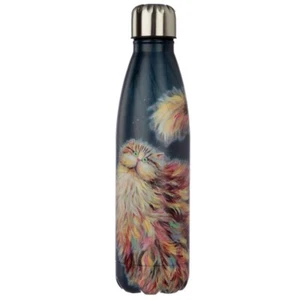 Kim Haskins Regenbogen Katzen- Edelstahl Thermo Isolier- Trinkflasche 500ml - Bild 1 von 5