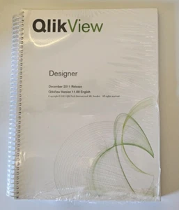 QlikView Version 11.00 Designer Textbook new - Imagen 1 de 4