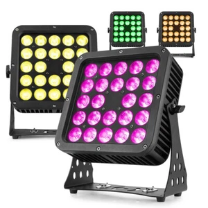 BeamZ StarColor205 LED Floodlight - 4x 24x10W Weatherproof Architectural Lights - Picture 1 of 12