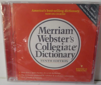 Merriam Webster Collegiate Dictionary Deluxe Audio Edition Mac and PC - Image 1 of 2
