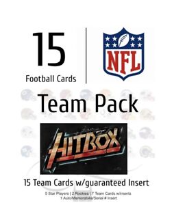 NFL Team Packs! 🔥Loaded🔥20/21/22 Auto/Mem Or #d Card! 15 Cards Ridder Auto