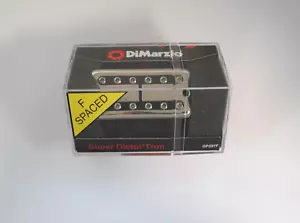 DiMarzio F-spaced Super Distor'Tron Bridge W/Nickel Cover & Black Insert DP 297 - Picture 1 of 2