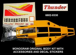 MONOGRAMMA RC "THUNDER" Corpo originale con accessori e decalcomanie n. 6569 Nuovo - Foto 1 di 1
