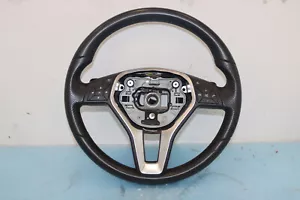 Mercedes W176 W246 Sport Steering Wheel Leather Steering Wheel Shift Paddles - Picture 1 of 10
