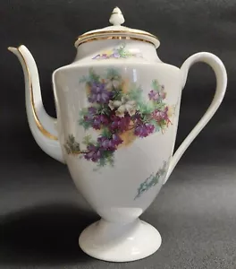Cafetière verseuse en porcelaine de Limoges HC début XXème - Imagen 1 de 8
