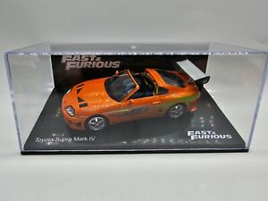 Toyota Supra Mark IV 1994 Fast and Furious Altaya Diecast 1/43 American  Muscle
