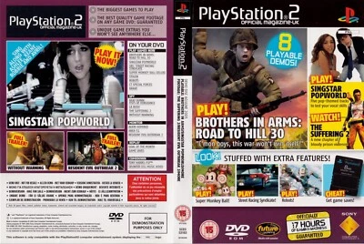 PLAYSTATION 2 OFFICIAL MAGAZINE 8 PLAYABLE DEMOS INC SUPER MONKEY BALL, ROBOTS - Image 1 of 2