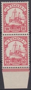 === Dt. Colonia TOGO Mi. 9 pares **, gato. 120 € == - Imagen 1 de 1