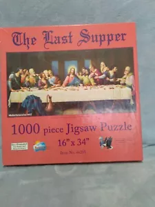 GESÙ "L'Ultima Cena" puzzle 1000 pezzi SunsOut 16"x 34" 2002 - Foto 1 di 8