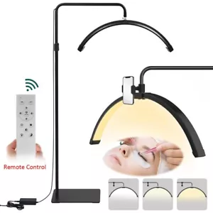 Lash Light for Eyelashes Tech, LED Half Moon Lamp for Esthetician, Beauty Salon - Picture 1 of 17