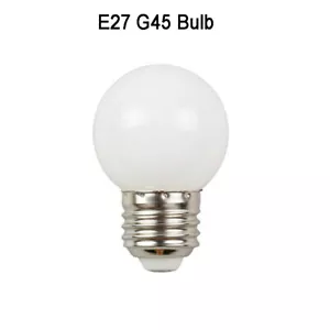 200pcs E26 E27 G45 Globe LED Light Bulb 3W 110V/220V Lamp Equivalent 40W - Picture 1 of 5