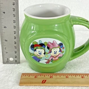 Disney Mickey & Minnie Grass Green Coffee Cup/Mug 2016 Frankfort Candy - Picture 1 of 7