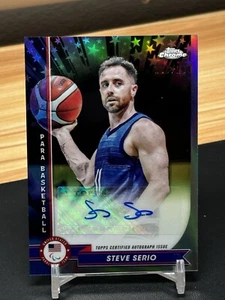 2024 Topps Chrome Olympics Steve Serio Refractor Auto /269 - Picture 1 of 3