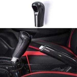 Carbon fiber gear shift knob central console For 2014-2020 Honda Fit Jazz trim - Bild 1 von 9