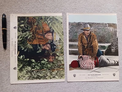 Die Teufelsbrigade - 2 Original Aushangfotos -  Gary Cooper - Bild 1 von 2