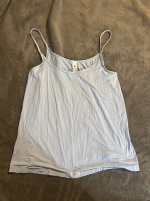 Camiseta sin mangas Lululemon modal-seda yoga en azul claro talla mediana talla 6 Foto 1 de 2