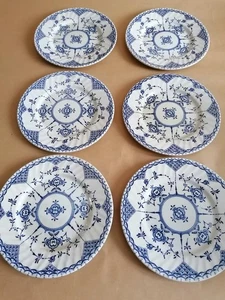 Vintage H Aynsley Copenhagan Ironstone  Side Plates X6 - Picture 1 of 8