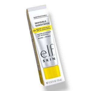 E.L.F. ELF Skin Invisible Sunscreen 35 SPF Travel 10ml/0.33oz New In Box - Picture 1 of 3