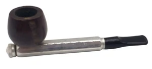 Dana 31 Rustic Tobacco Smoking Pipe Silver Band Vintage - Picture 1 of 5